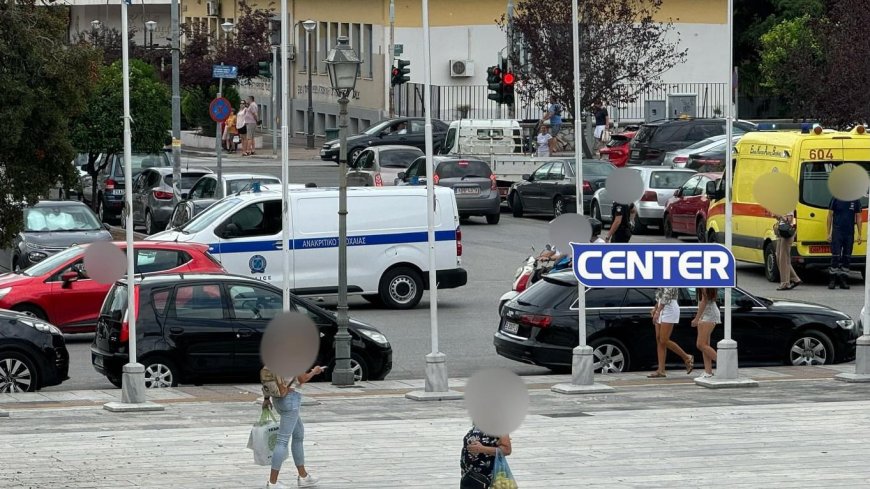 Τροχαίο ατύχημα σημειώθηκε στον Δημοτικό Κήπο Καβάλας