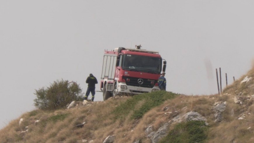 Μια μικρή αναζωπύρωση αντιμετώπισε με επιτυχία η πυροσβεστική στο Παγγαίο