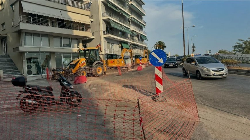 Φυσικό αέριο: Κυκλοφοριακές ρυθμίσεις στη συμβολή των οδών Χρυσοστόμου Σμύρνης και Εγνατίας