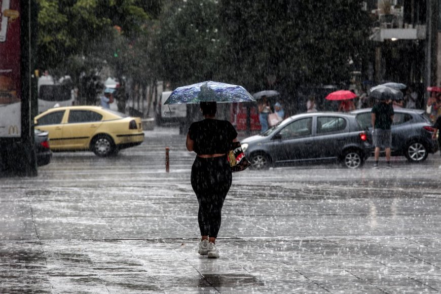 Ισχυρές βροχές και καταιγίδες από τα δυτικά σήμερα Τρίτη 10 Σεπτεμβρίου