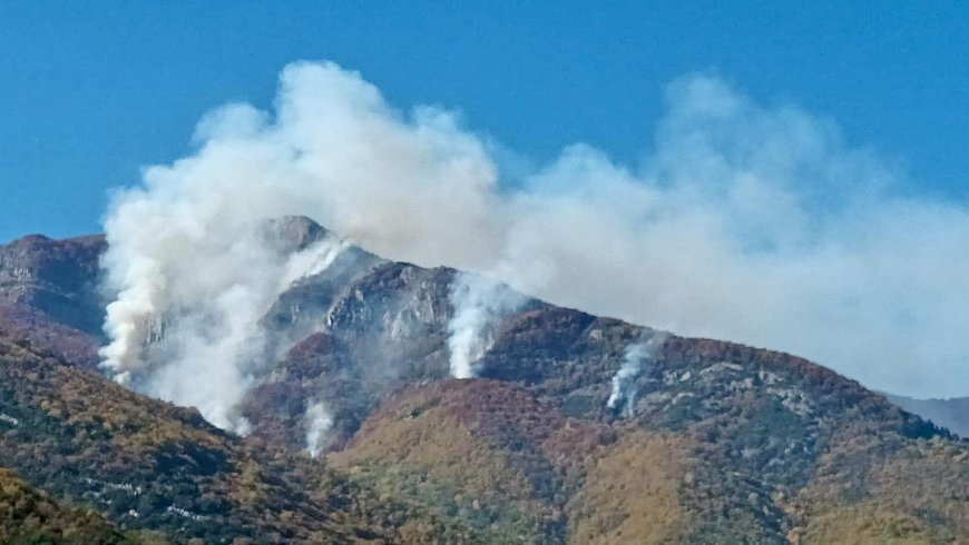 Μαίνεται η φωτιά στο Παγγαίο Όρος, ενισχύθηκαν οι πυροσβεστικές δυνάμεις