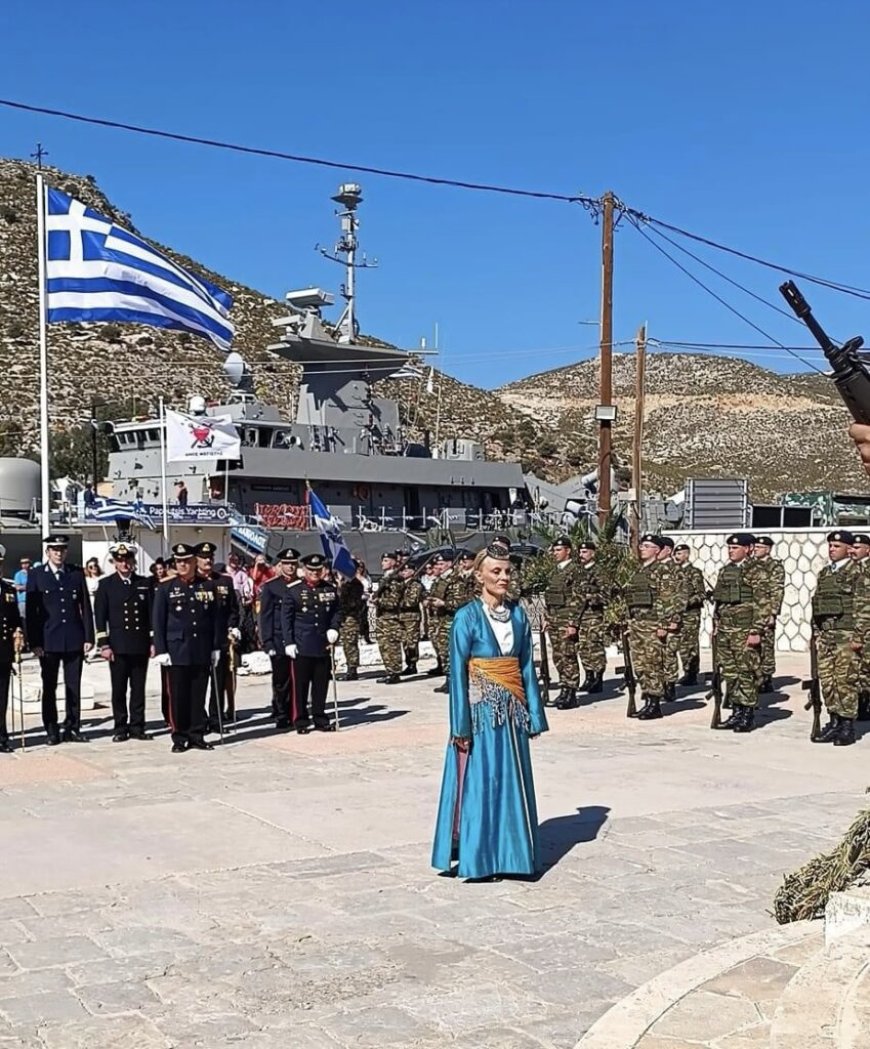 Στο Καστελλόριζο γιόρτασε την επέτειο του «ΟΧΙ» το Λύκειο Ελληνίδων Καβάλας