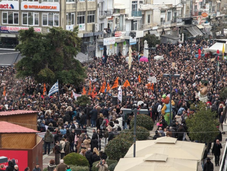 “Λαοθάλασσα” η συγκέντρωση για τα Τέμπη και στην Ξάνθη