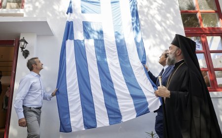 Μητσοτάκης Αμοργός: Εμβληματική η πρωτοβουλία με τα θαλάσσια πάρκα