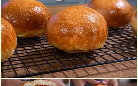 ❤️ Η πιο Εύκολη Συνταγή για Αφράτα Ψωμάκια για Burger Χωρίς Συντηρητικά ❤️