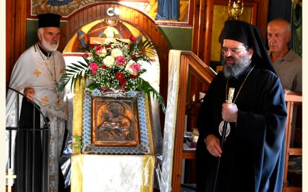 Στη Θεσσαλονίκη η θαυματουργός εικόνα της Παναγίας Φανερωμένης Κομοτηνής