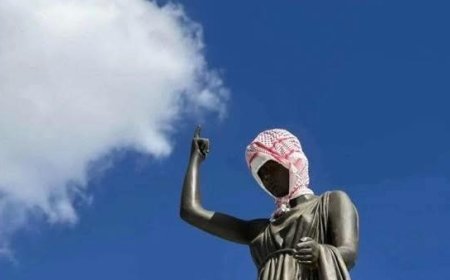 Λευκωσία: Παλαιστινιακή καφίγια στο Μνημείο Ελευθερίας