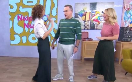 Κρατερός Κατσούλης – Μαρία Ηλιάκη «κόκκαλο» με το σχόλιο της καλεσμένης: «Θα κάνω είσοδο σε αυτό το στούντιο που είναι τόσο μικρό;»