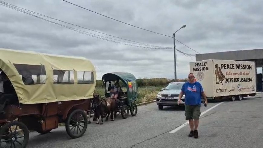Το «Καραβάνι της Ειρήνης» στάθμευσε στον Πολύανθο Ροδόπης