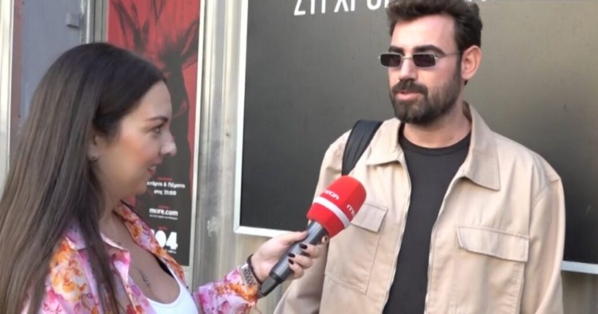 Ο Νίκος Πολυδερόπουλος στις πρώτες δηλώσεις για την εγκυμοσύνη της συντρόφου του: «Νιώθω σαν να είμαι σε όνειρο»