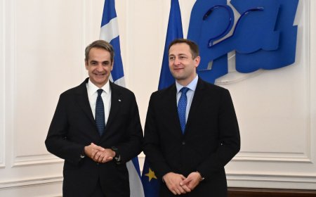 Κυριάκος Μητσοτάκης: Συνάντηση με τον Επίτροπο Γεωργίας και Τροφίμων