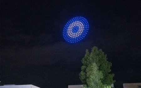 Σχολή Ικάρων drones: Μαγικό θέαμα στον αέρα