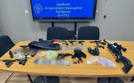 Οπλοστάσιο στην κατοχή των 4 συλληφθέντων για τη δολοφονία στην Αράχωβα