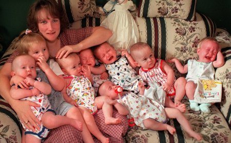 Τα πρώτα επτάδυμα που επιβίωσαν στη γέννα: Μια θαυμαστή ιστορία γεμάτη δυσκολίες