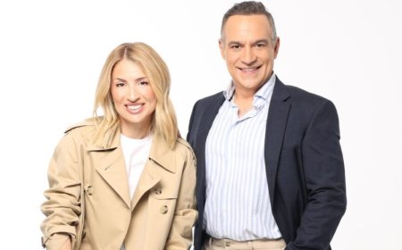 Νωρίς Νωρίς: Μαρία Ηλιάκη και Κρατερός Κατσούλης άλλαξαν πλατό και μπήκαν με τα πατίνια