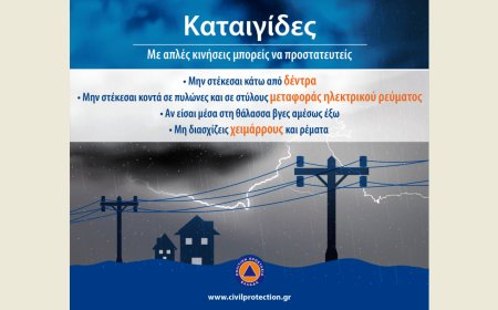 Προειδοποίηση Δήμου Κομοτηνής για ισχυρές βροχές και καταιγίδες