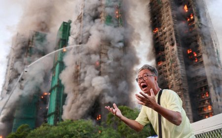 Χονγκ Κονγκ φωτιά σε ουρανοξύστη: Εθνική τραγωδία με δεκάδες νεκρούς κι εκατοντάδες αγνοούμενους