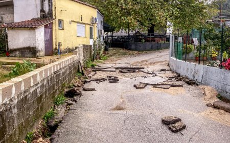 Τζουμέρκα κατολίσθηση: Σπίτια κρέμονται στον αέρα, δραματικές εικόνες