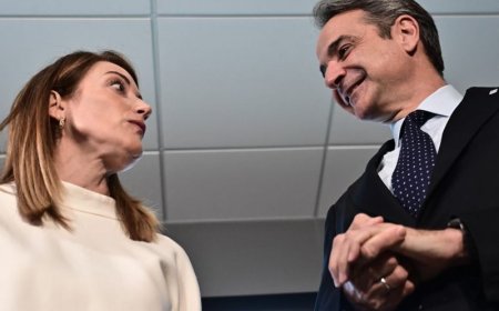 Μητσοτάκης και Μέτσολα στα εγκαίνια του Europa Experience