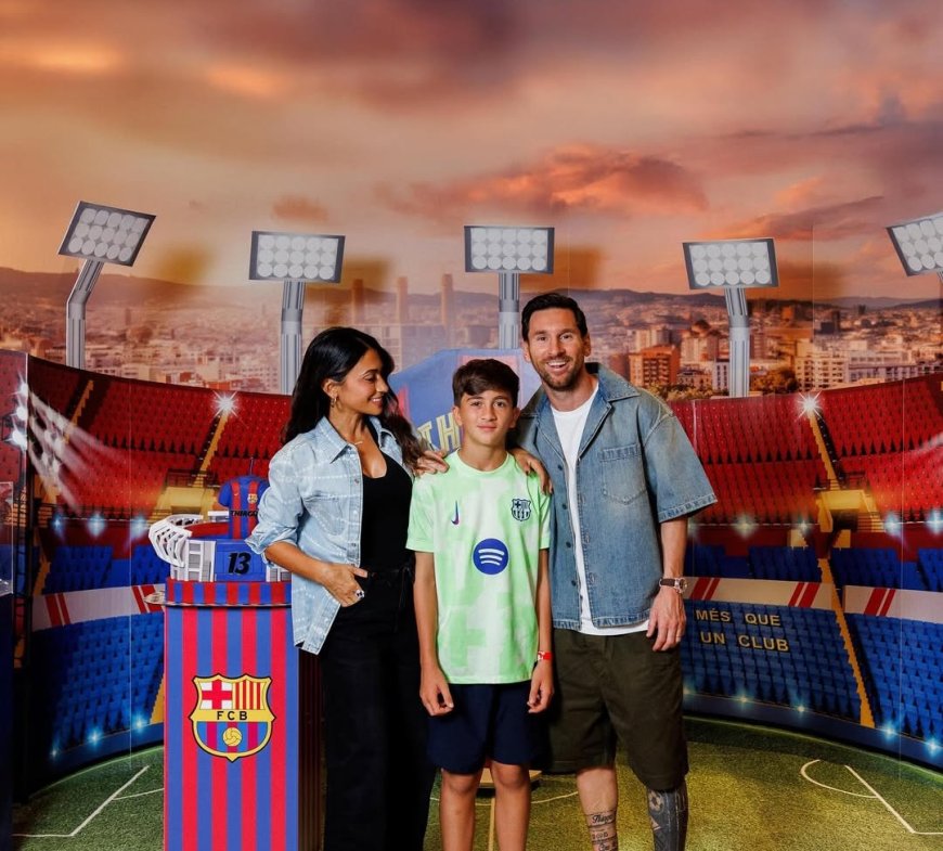 Γιος Μέσι: Ο Τιάγκο γιόρτασε τα γενέθλιά του με χρώμα Μπαρτσελόνα