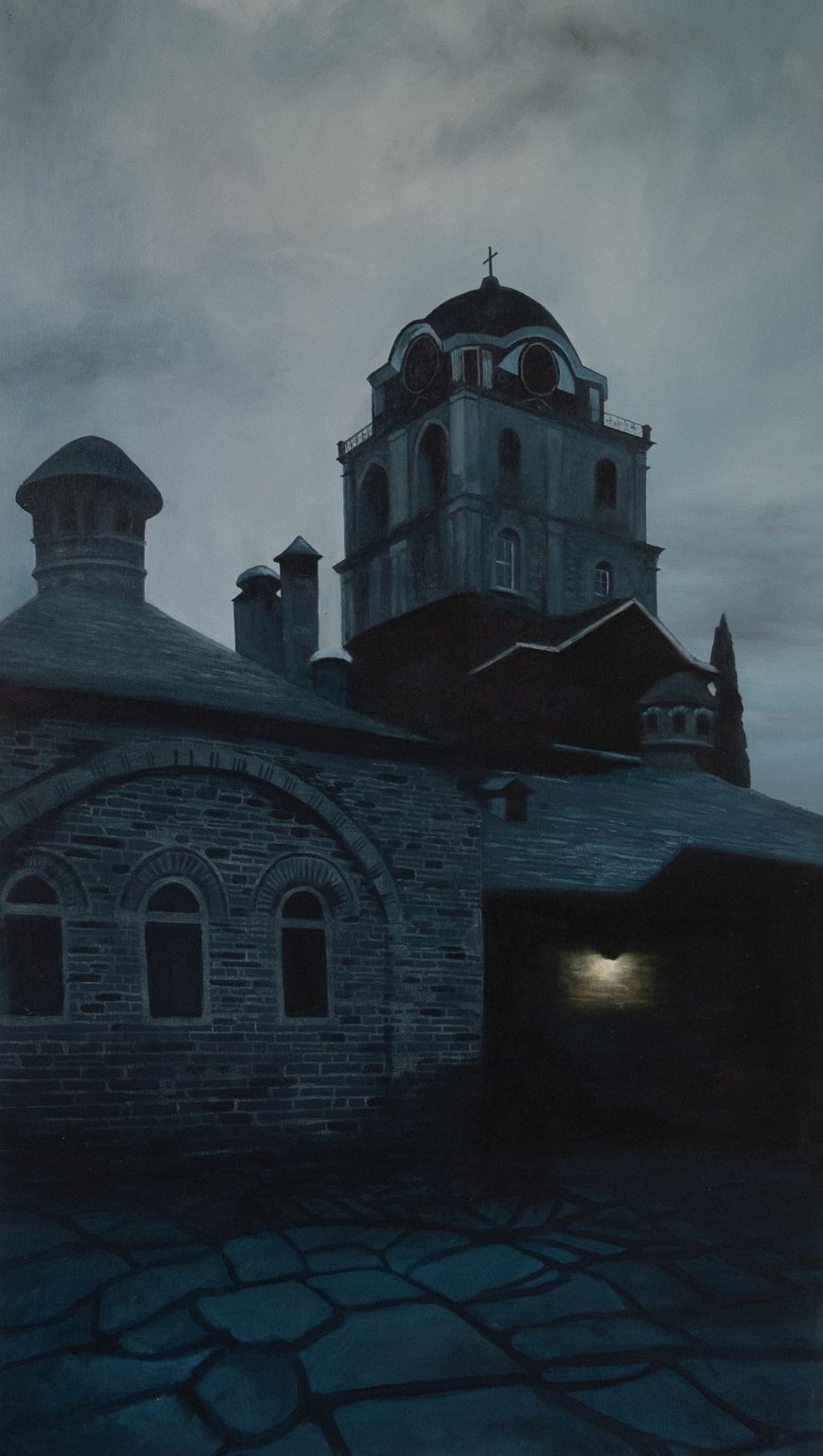 Έκθεση ζωγραφικής του Γιώργου Ταξίδη «Άγιον Όρος – Τόπος σιωπής» στη Δράμα