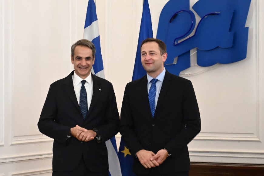 Κυριάκος Μητσοτάκης: Συνάντηση με τον Επίτροπο Γεωργίας και Τροφίμων