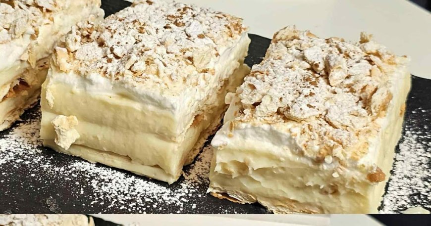 Μιλφέιγ πανεύκολο, πεντανόστιμο με σπιτική Βελούδινη κρέμα !!!