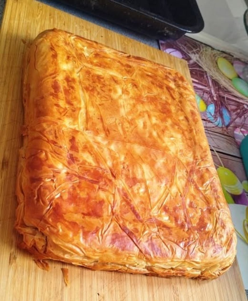 Μπουγάτσα αλμυρή με τυριά κρεμώδες !!!