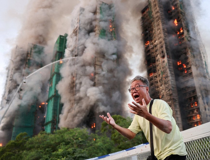 Χονγκ Κονγκ φωτιά σε ουρανοξύστη: Εθνική τραγωδία με δεκάδες νεκρούς κι εκατοντάδες αγνοούμενους