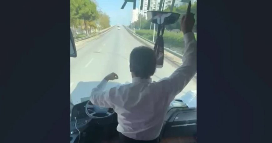 Οδηγός λεωφορείου χόρευε: Επικίνδυνη οδηγική συμπεριφορά στη διαδρομή για το Ικόνιο