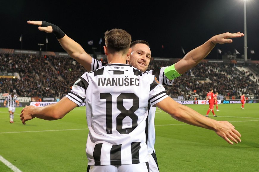 ΠΑΟΚ – Μπραν Europa League: Έχασε το τρίποντο στο 89΄ ο «δικέφαλος του βορρά»