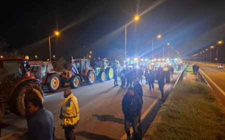 Κομοτηνή: Κατέβηκαν από την Εγνατία Οδό οι αγρότες