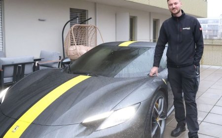 Αυστρία Ferrari: Επιχειρηματίας πάρκαρε το πολυτελές του όχημα στο μπαλκόνι του