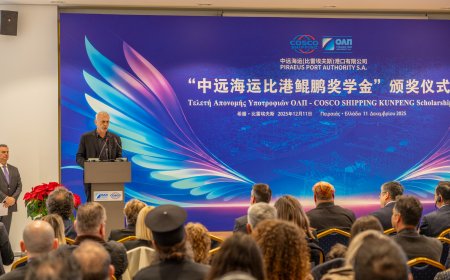 Μώραλης: Παρουσία στην απονομή των υποτροφιών «Kunpeng Scholarship» από την ΟΛΠ Α.Ε.