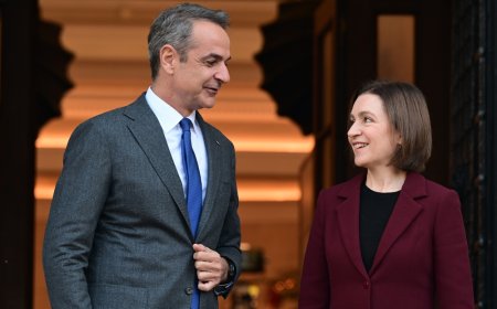 Μητσοτάκης σε Σάντου: Στρατηγική επιλογή για την Ελλάδα η ευρωπαϊκή πορεία της Μολδαβίας