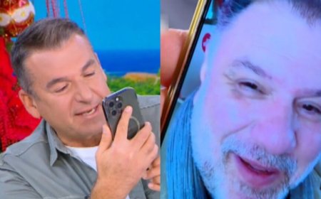 Ο Γιώργος Λιάγκας πήρε βιντεοκλήση τον Γρηγόρη Αρναούτογλου για να του ευχηθεί στον αέρα