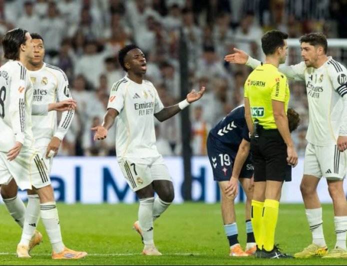 Ρεάλ Μαδρίτης – Θέλτα 0-2: Το ξέσπασμα των Μπέλιγχαμ, Βινίσιους και Ροντρίγκο προς τον διαιτητή