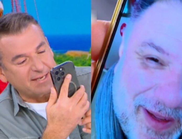 Ο Γιώργος Λιάγκας πήρε βιντεοκλήση τον Γρηγόρη Αρναούτογλου για να του ευχηθεί στον αέρα