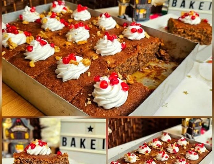 Χριστουγεννιάτικη Καρυδόπιτα Αφρός με Επαγγελματική Συνταγή !!!