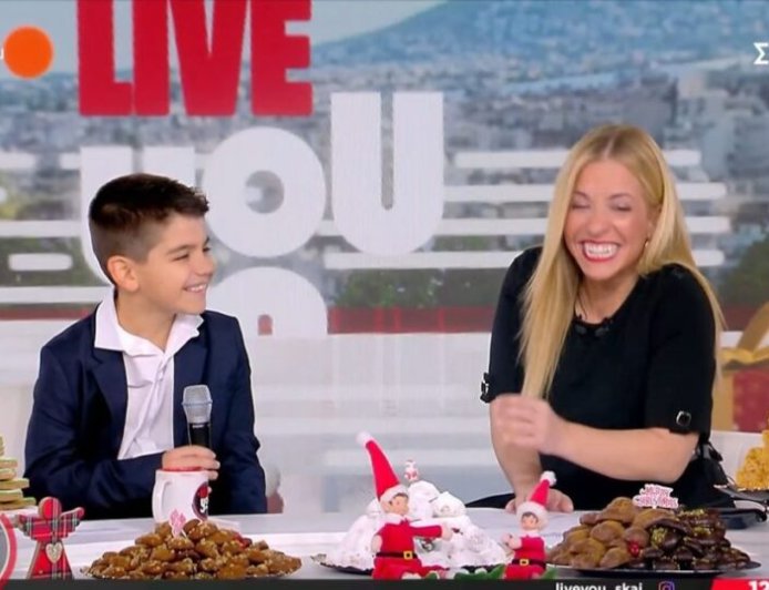 Η Μαρία Αναστασοπούλου έγινε viral με την επική ατάκα που της είπε ο μικρός Αντρέας στον αέρα: «Άβολο, ας χορέψουμε καλύτερα»