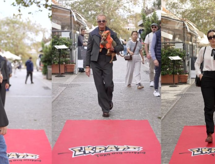 Όταν το κέντρο της Αθήνας μεταμορφώνεται σε catwalk: Ο Λάκης Γαβαλάς ξετυλίγει το «Κόκκινο Χαλί» του μαζί με το ΣΚΡΑΤΣ