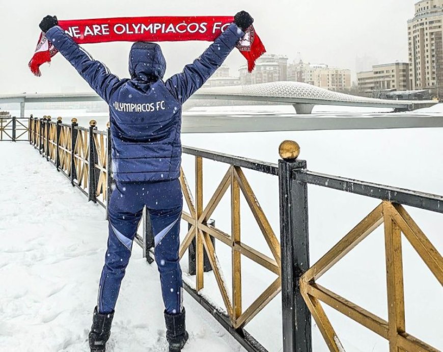 Οπαδοί Ολυμπιακού στην Αστάνα: Στους -20°C οι «ερυθρόλευκοι» δεν θα είναι μόνοι τους