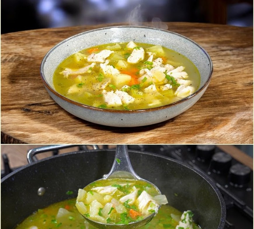 Η πιο εύκολη κ πεντανόστιμη ψαρόσουπα με απλά υλικά !!!