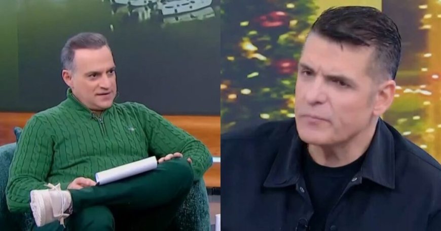Χρίστος Αντωνιάδης: «Ανακάλυψα ότι υπάρχει η εκπομπή σας από την ώρα που με πήραν για να έρθω» – Κρατερός Κατσούλης: «Μη ζητάς συγγνώμη που το λες»