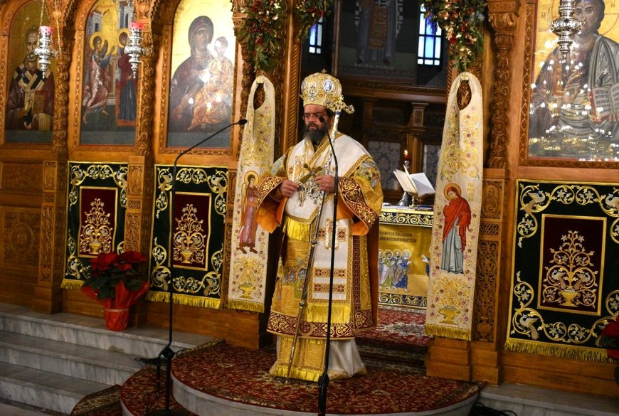 Διπλή Χριστουγεννιάτικη Θεία Λειτουργία στην Κομοτηνή