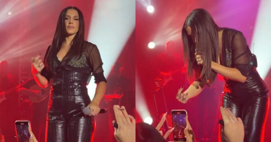 Ιουλία Καλλιμάνη: Η στιγμή που θαμώνας της πετά στο πρόσωπο λουλούδια με νερό – Η αντίδραση της τραγουδίστριας