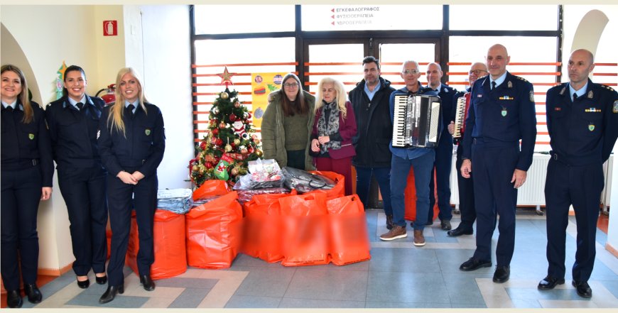 Φιλανθρωπική συγκέντρωση ειδών από τους Αστυνομικούς της Περιφέρειας Αν. Μακεδονίας-Θράκης