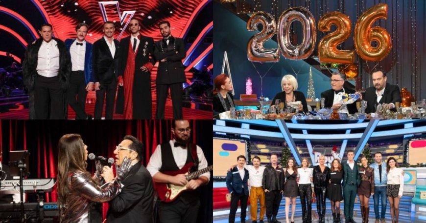 Παραμονή Πρωτοχρονιάς: Πώς υποδέχονται το 2026 τα τηλεοπτικά κανάλια