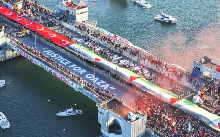 Τουρκία – Γάζα: Εκατοντάδες χιλιάδες κόσμου διαδήλωσαν ανήμερα Πρωτοχρονιάς