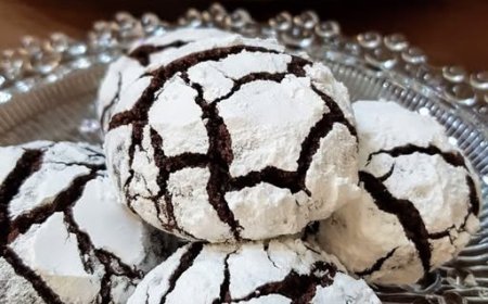 Τα ποιο εύκολα σοκολατένια ραγισμένα μπισκότα!!!